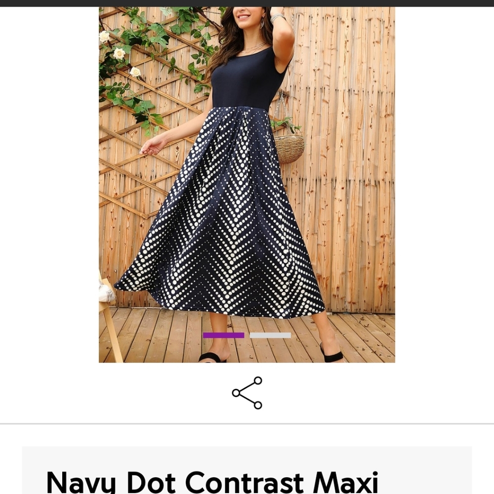 Reborn Navy Dress